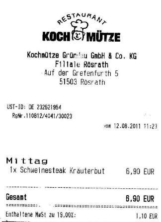 mcrs Hffner Kochmtze Restaurant